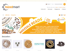 Tablet Screenshot of bead-mart.com